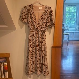 Wrap dress. French Grey brand